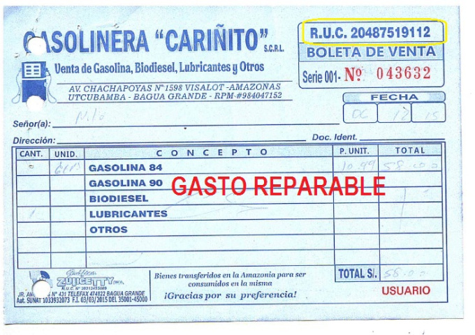Imagen de boletas